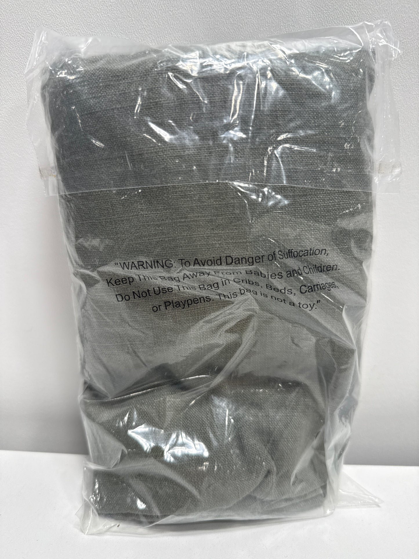 King Heavyweight Linen Blend Comforter Pillow Sham Olive Green - Casaluna