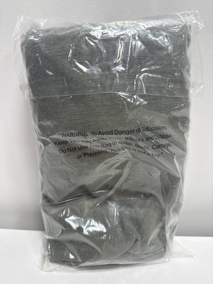 King Heavyweight Linen Blend Comforter Pillow Sham Olive Green - Casaluna