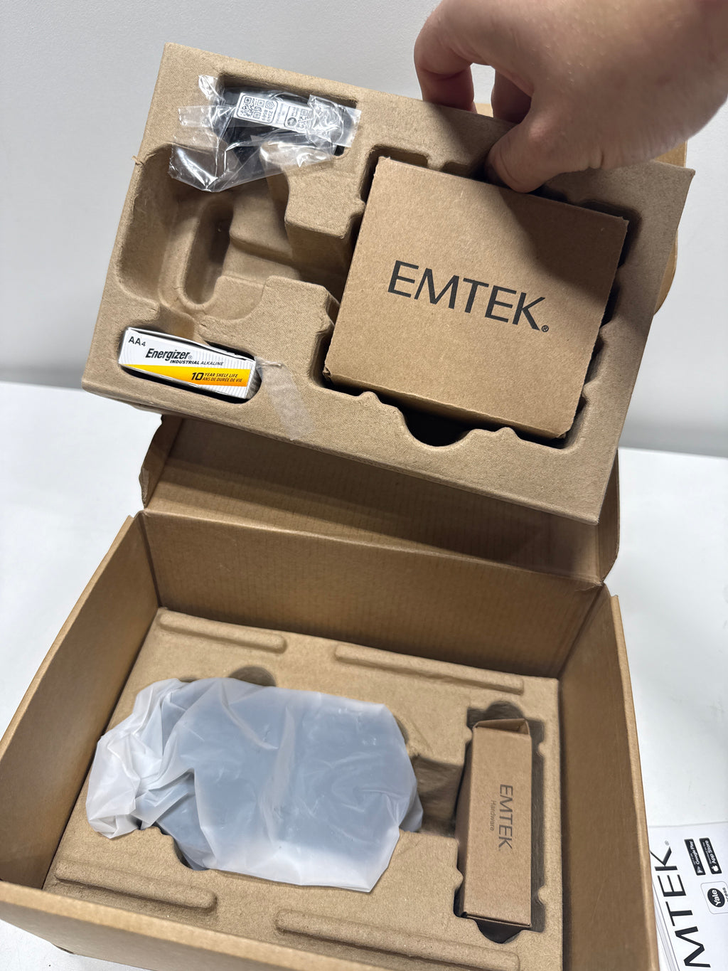 Emtek Square Single Cylinder Keyed Entry Deadbolt with Empowered 2 Upgrade Model: EMP28469US19