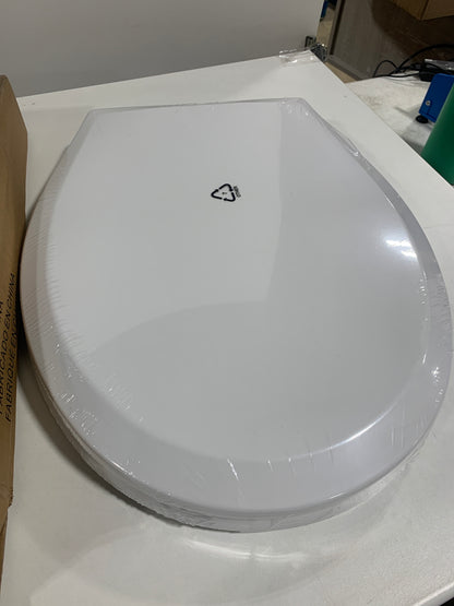 Signature Hardware 447327 Bradenton Round Closed-Front Toilet Seat and Lid