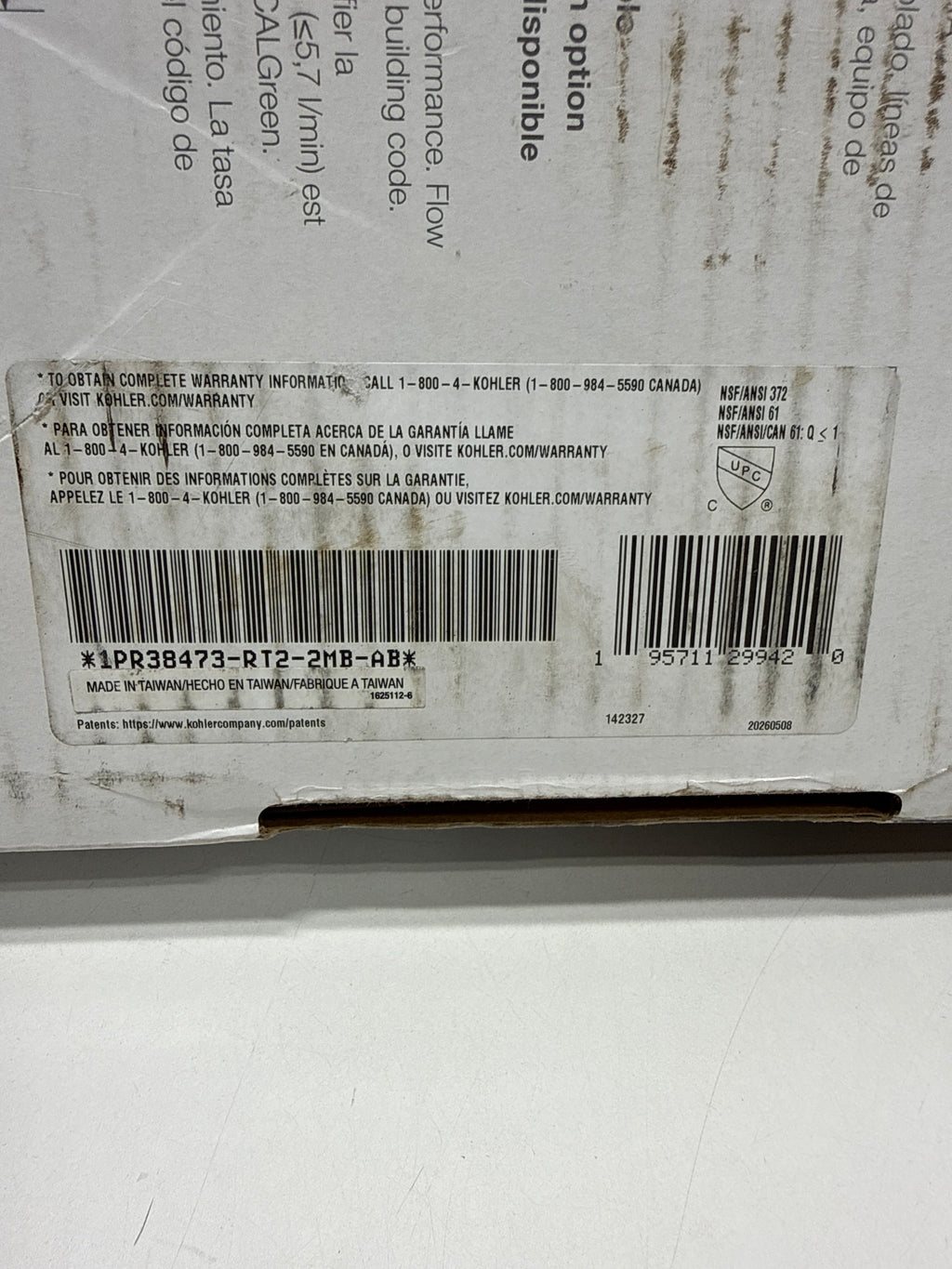 Kohler Rodean Kitchen Sink Faucet Gold