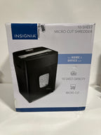 Insignia - 10-Sheet Microcut Shredder - Black - *Computers & Office