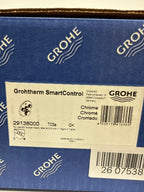 Grohe 29 138 Grohtherm Triple Function Thermostatic Valve Trim Only with Triple Knob Handles and Volume Control - Less Rough