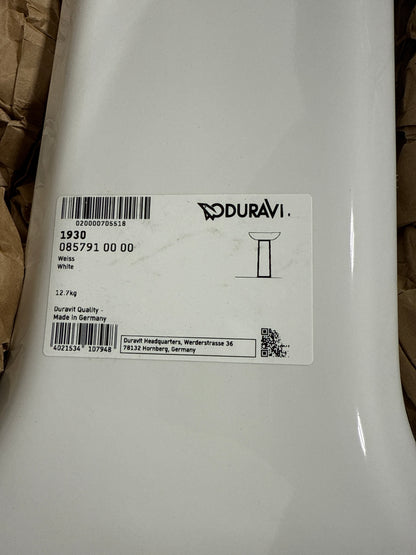 Duravit 0857910000 1930 Ceramic Pedestal Only - White
