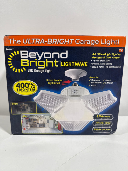 20-Watt 72 LED Lamp Lights 6500K Garage Ultra-Bright