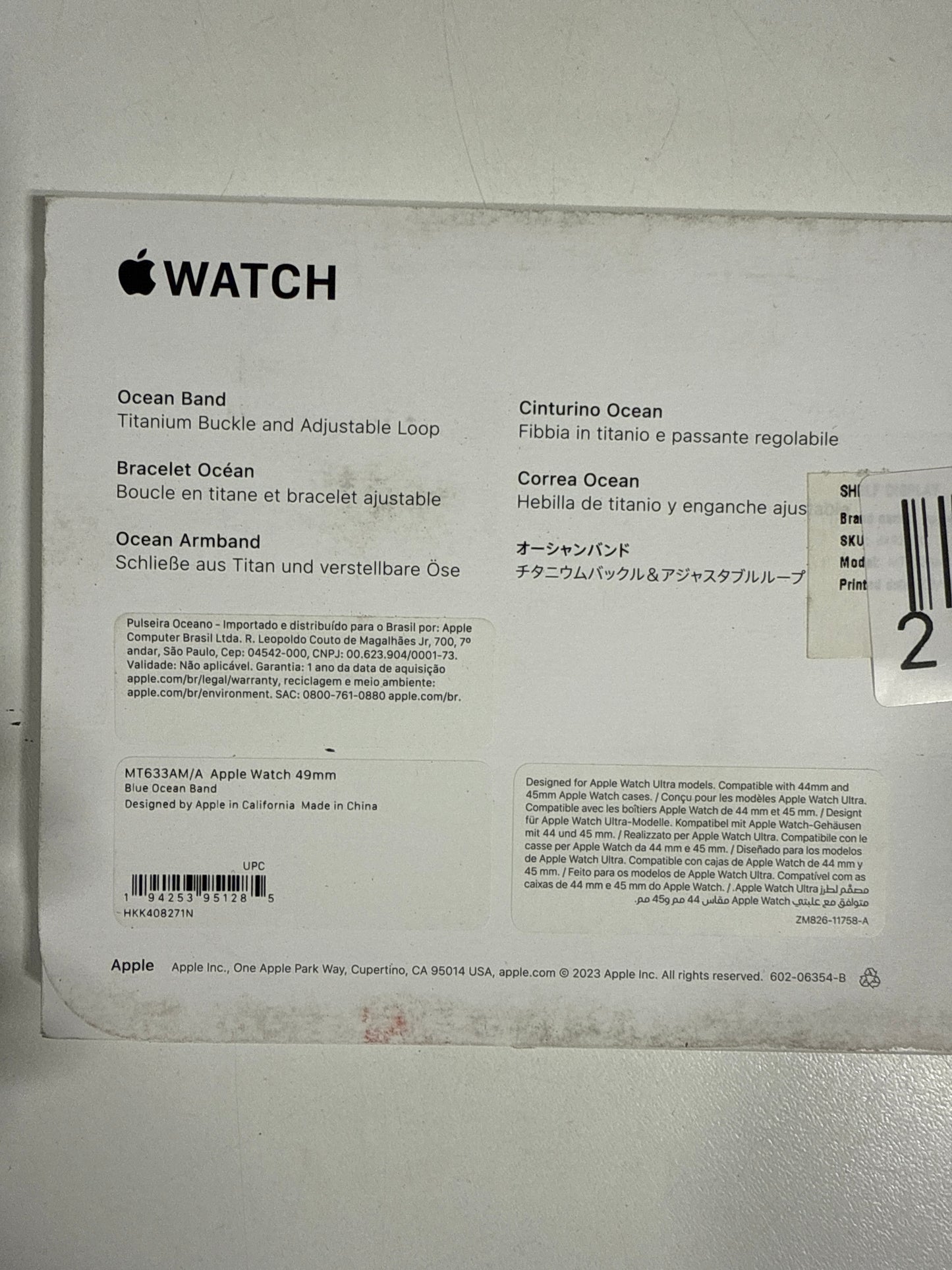 Apple - 49mm Ocean Band - Blue