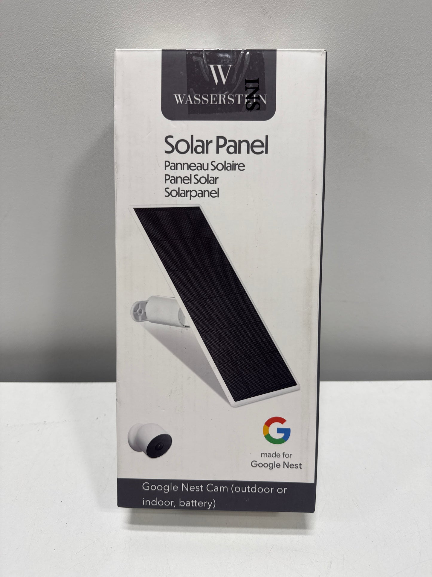 Wasserstein Solar Panel for Google Nest Cam - Made for Google Nest