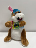 Buc-ee's 2023 Easter Beaver Bunny 12" Plush Tie Dye Rabbit Ears