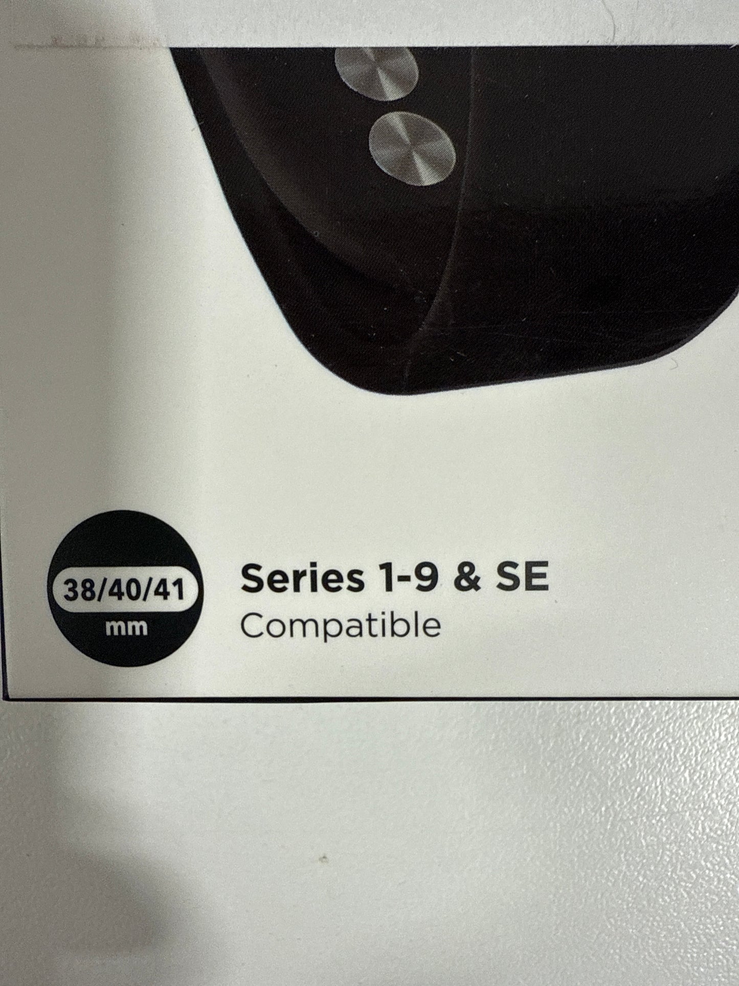 NEXT - Sport Band Watch Strap for Apple Watch 38mm, 40mm, and 41mm - Black