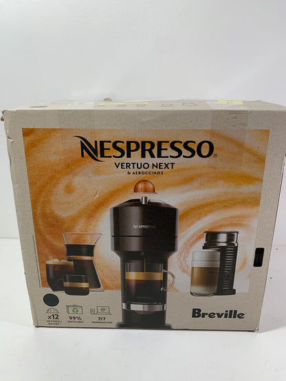 Nespresso Vertuo Next Premium Coffee and Espresso Machine by Breville with Aeroccino Milk Frother, Classic Black Classic Black