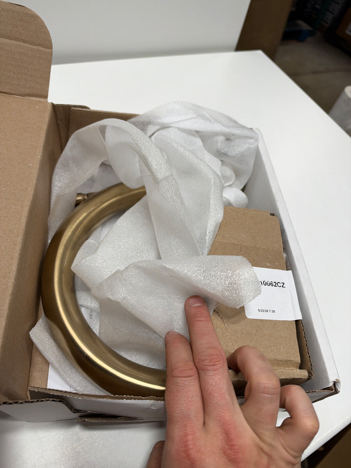Delta T2735 Saylor Deck Mounted Roman Tub Filler - Less Rough in Champagne Bronze Faucet Roman Tub Double Handle