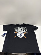 MLB New York Yankees Men's Champion Black Heavyweight T-Shirt - XXL