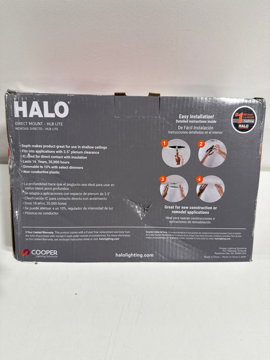 Halo HLB Lite 6” Energy Star Certified Canless Recessed Lighting (4 Count)