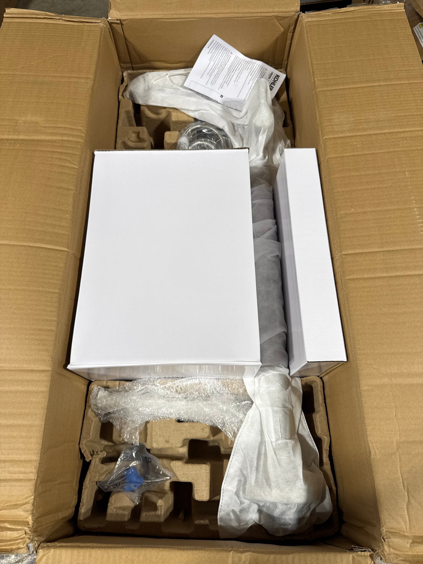 KOHLER K-T27424-4 Tone Floor-mount Bath Filler Trim with Handshower