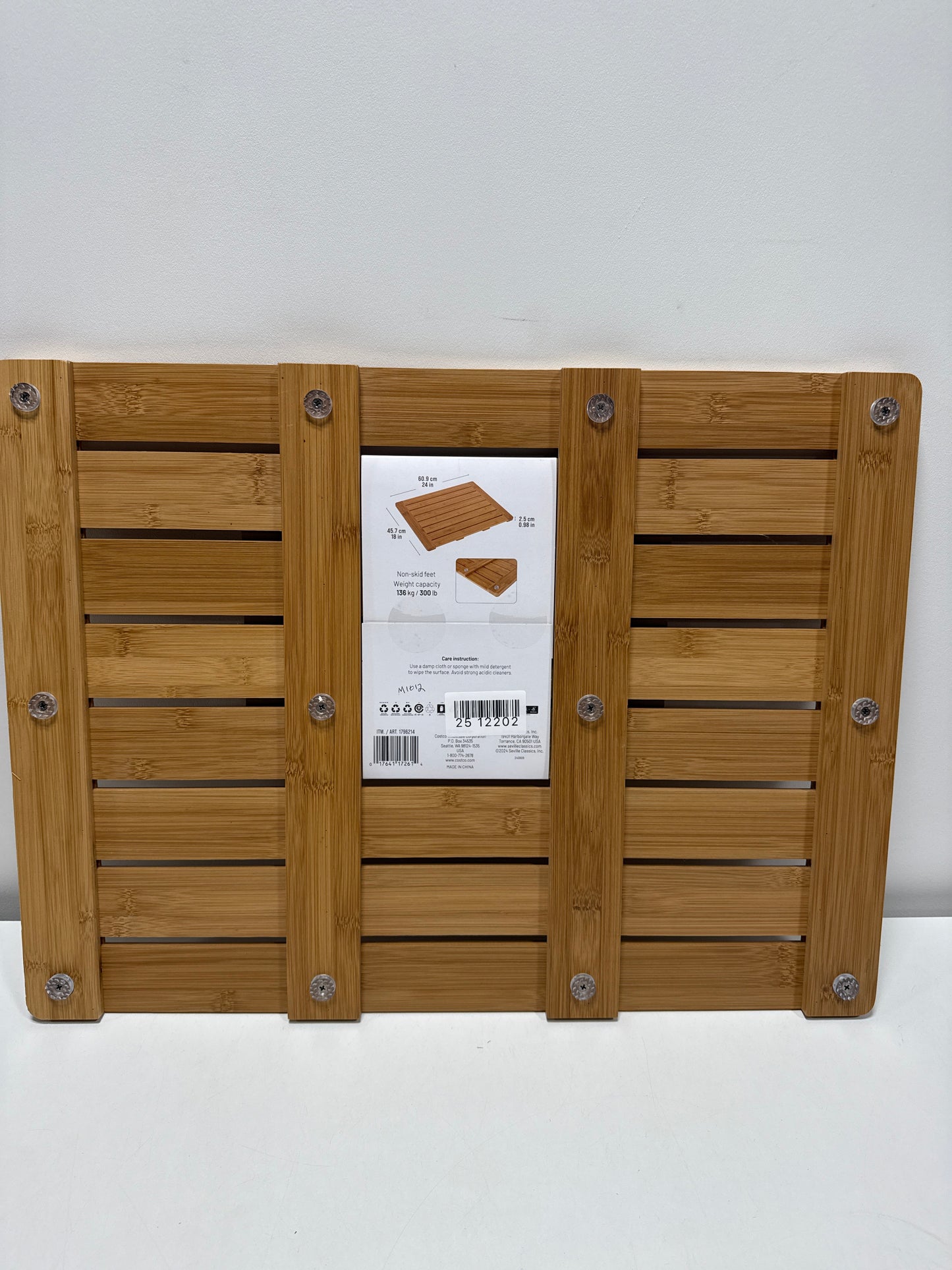 Seville Bamboo Bath Mat