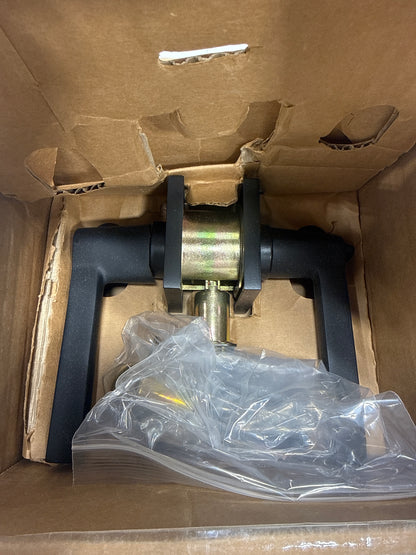 Helios Lever Right Hand 2-3/8 in&2-3/4 in Backset Strike Keyed Entry for 1-1/4 in to 2-1/16 in Door - *Tools Hardware &