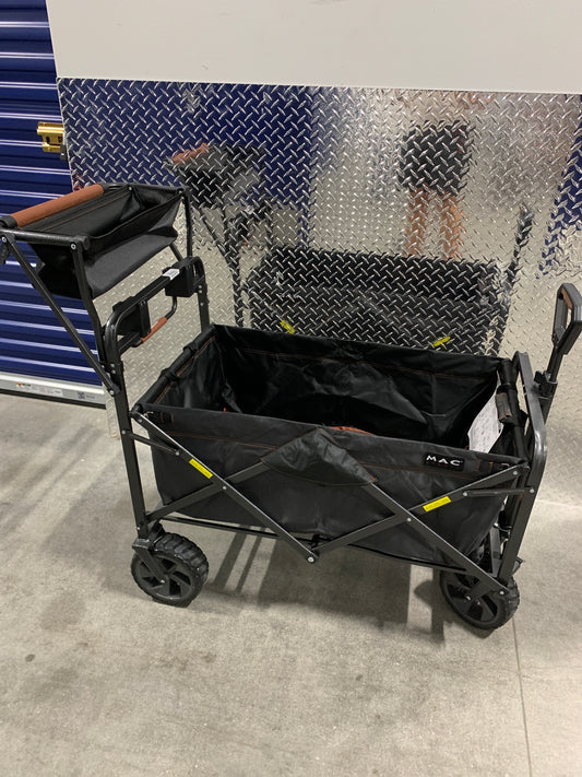 Mac Sports Deluxe Push Pull Folding Wagon with Brakes