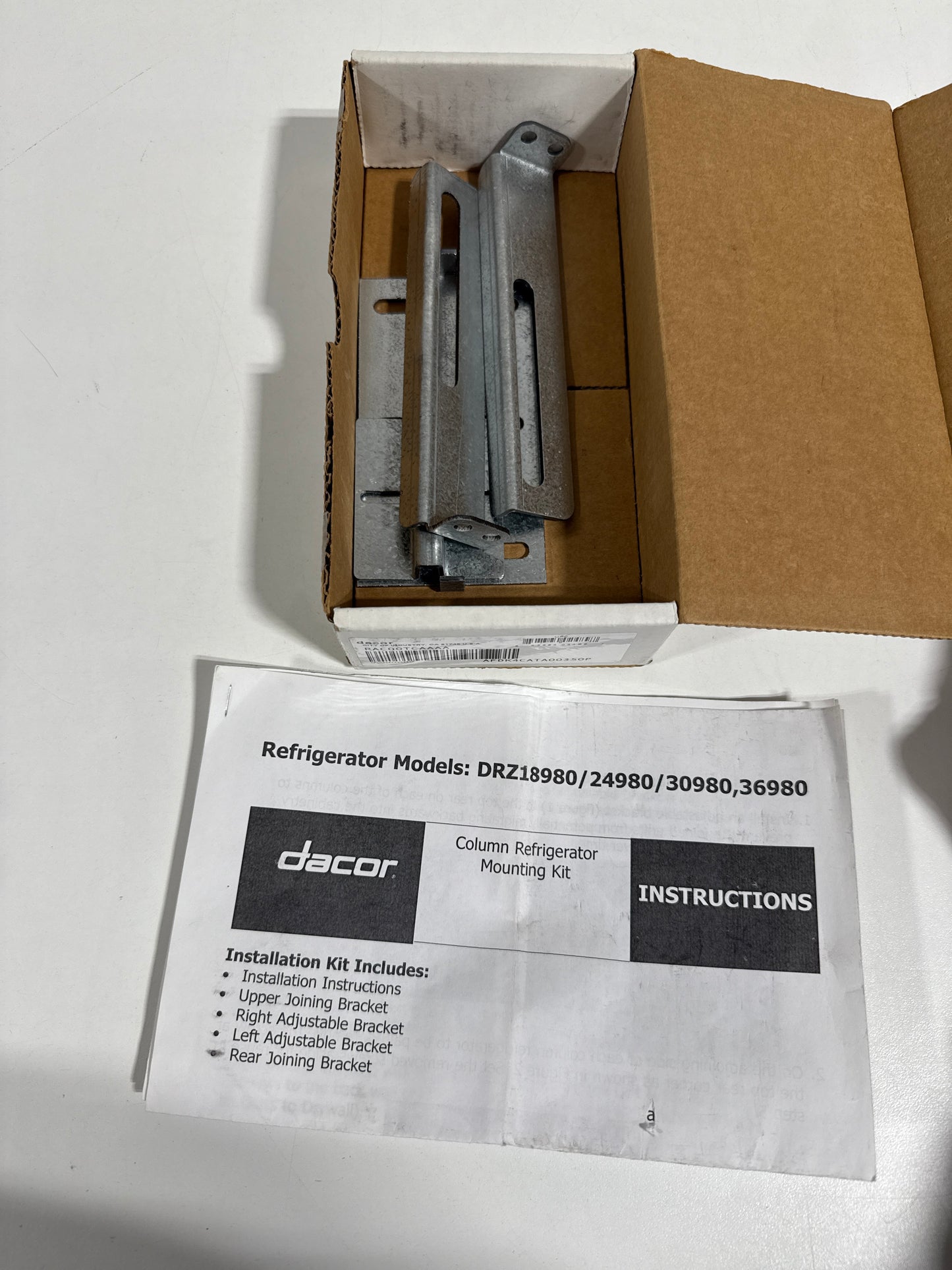 Triple Pairing Kit for Dacor Columns - White - Silver Stainless Steel