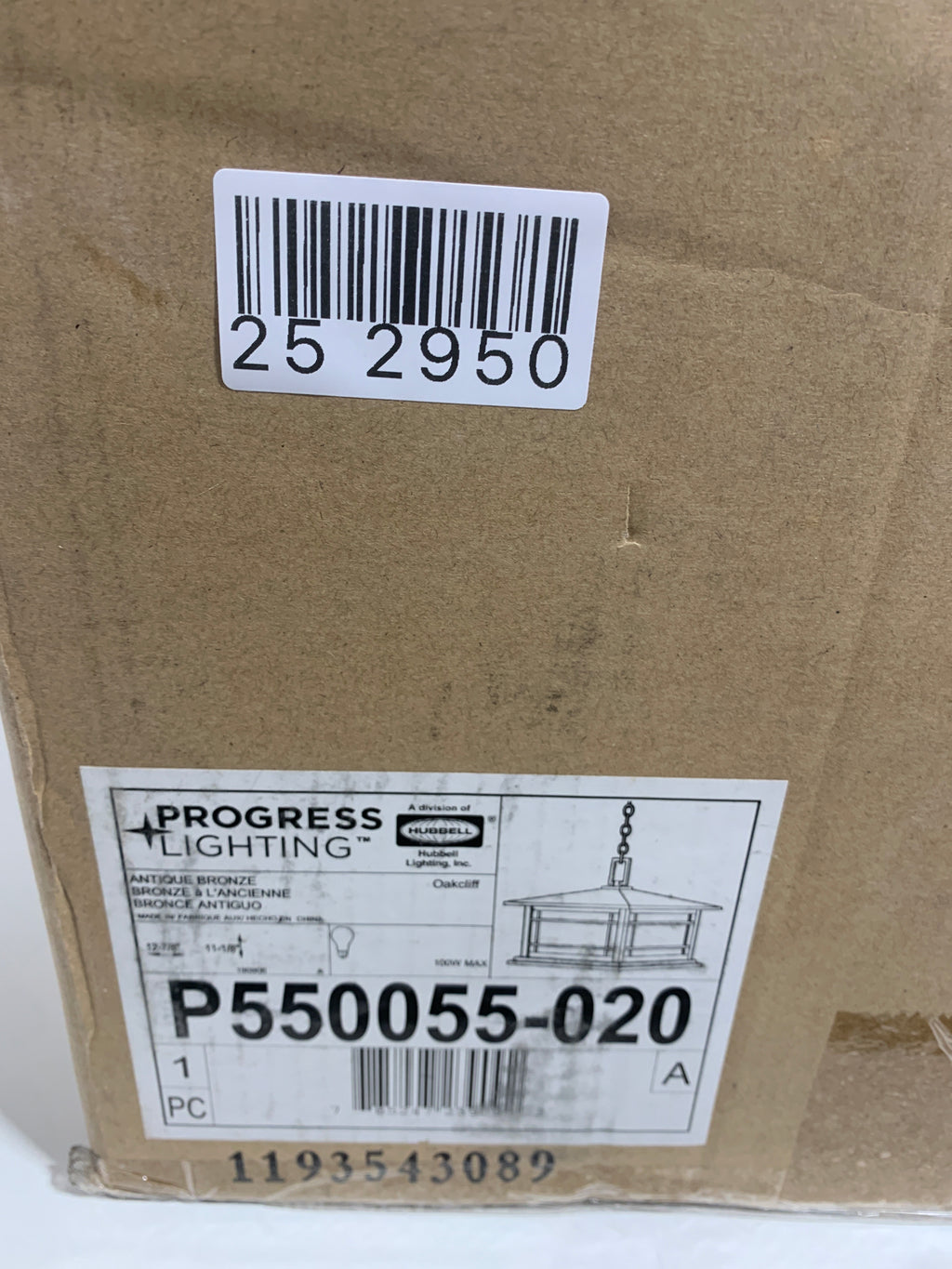 Progress Lighting Oakcliff 11 Inch Tall Outdoor Wall Light Oakcliff - P550055-020 - Asian - *Lighting & Electrical
