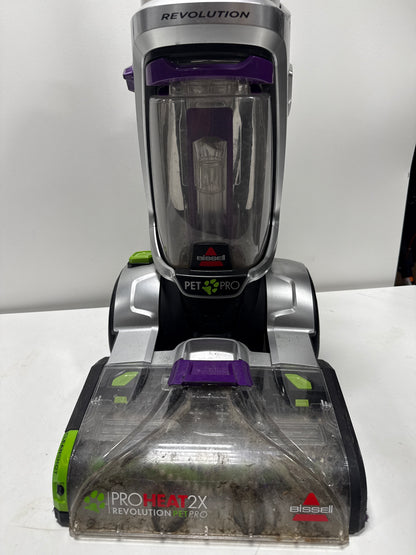 Used ProHeat 2X Revolution Pet Pro Plus Carpet Cleaner | Sparkle Silver/ Grapevine Purple Accents |