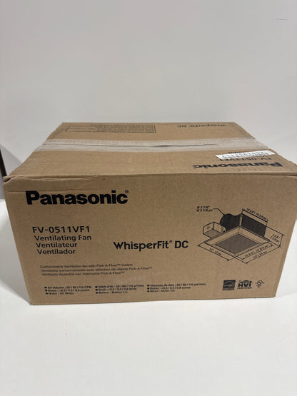 Panasonic WhisperFit Retrofit Ceiling Mount Bathroom Exhaust Fan 50-80-110 CFM FV-0511VF1 - *Tools Hardware & Misc