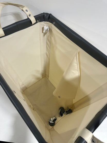 See Desc Seville 2 Section Laundry Hamper