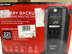 See Desc Cyber Power 3011903 6 Ft. Black 890 J 10 Outlets Battery Backup & Surge Protector - *Computers & Office