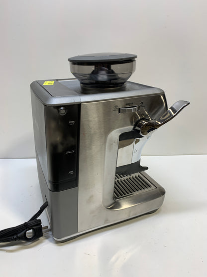 Scratch  & Dent  Breville - the Barista Express Impress Espresso Machine - Brushed Stainless Steel