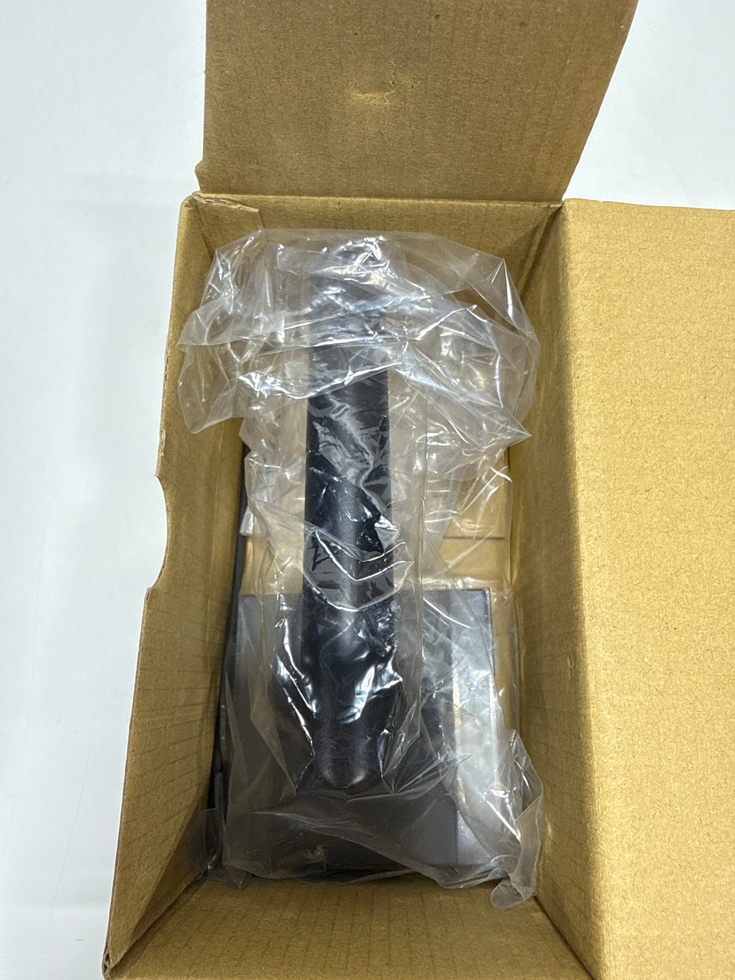 Milan Matte Black Square Half Dummy Reversible Door Lever