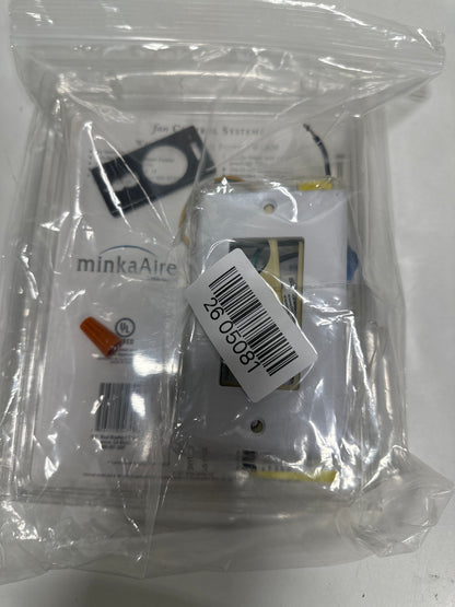 Minkaaire Wc600 Minka Aire Wc600 Wall Mount Fan Control - White