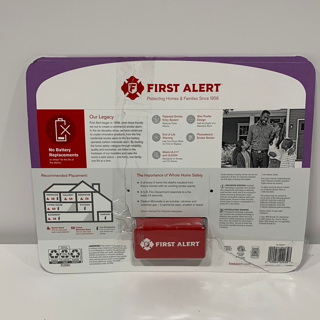 First Alert 2-in-1 Protection Smoke & Carbon Monoxide Alarms (Pack of 2)