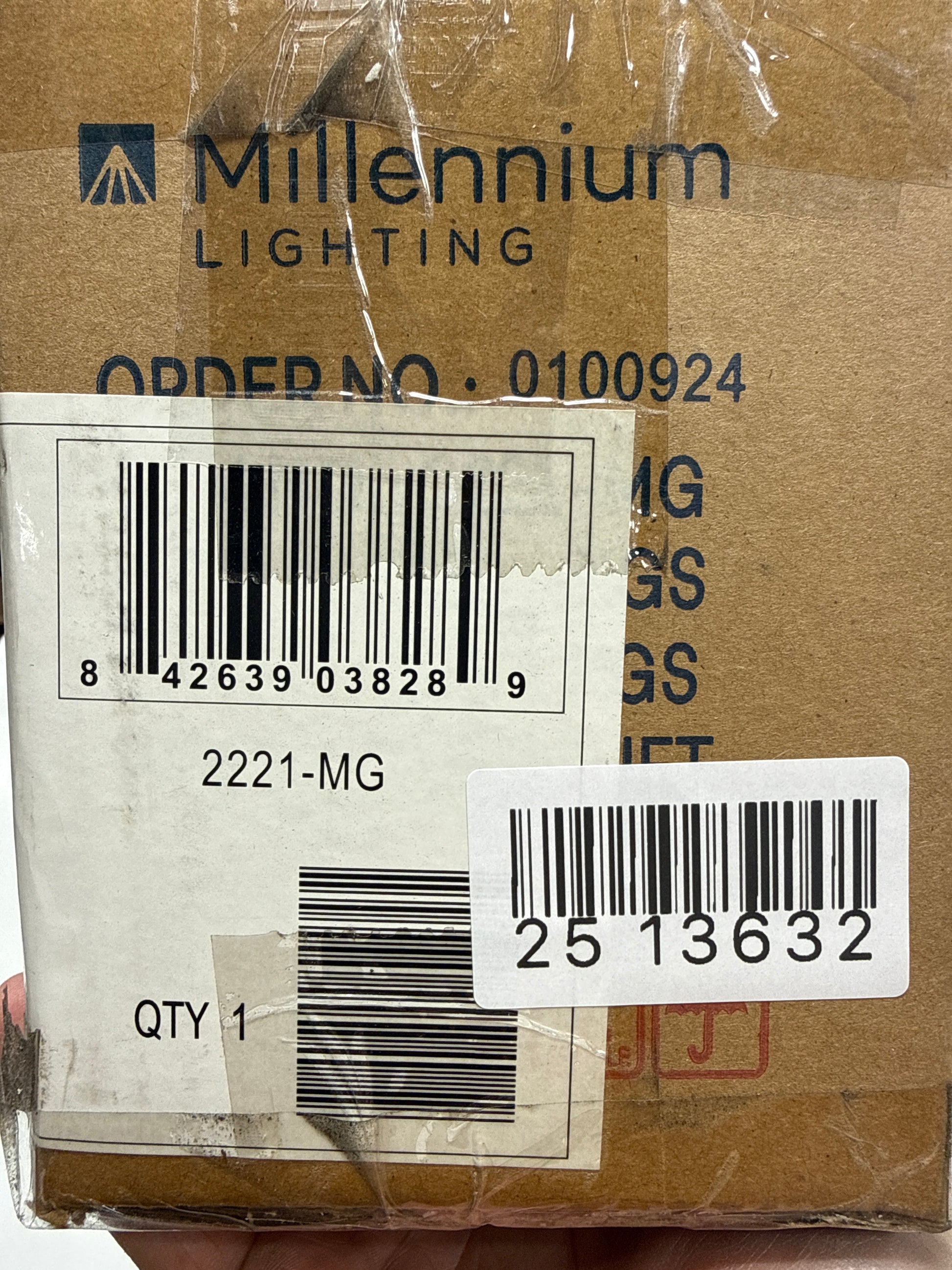 ML Lighting 2221-MG Trumann 1-Light Vanity LED Modern Gold - *Lighting & Electrical