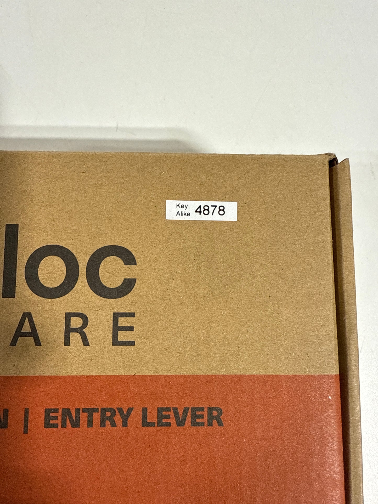 Sure-loc Basel-Square Lever - N/a Silver Silver Finish