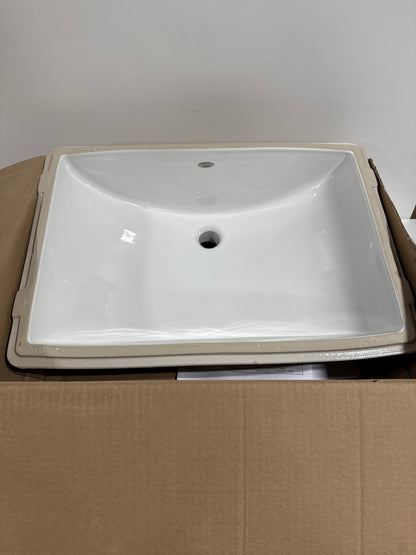 American Standard Studio Undercounter Sink with Mounting Kit White
