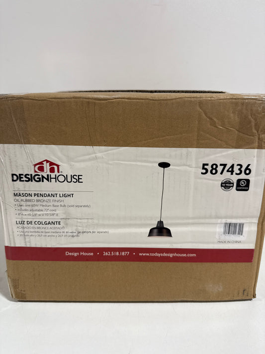 Design House 588434 Mason 11" Tall Outdoor Wall Sconce Copper Outdoor Lighting