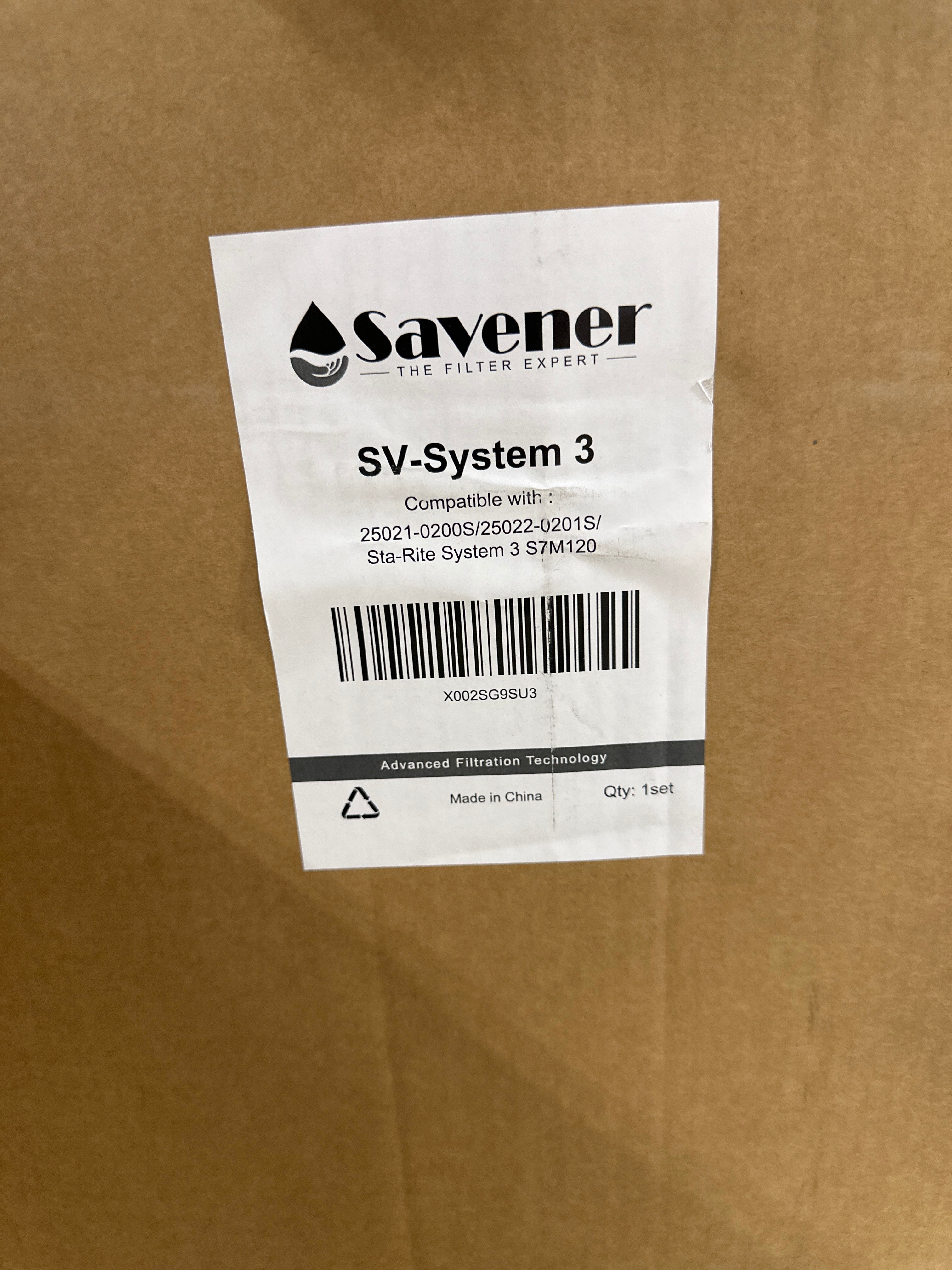 Savener S7M120 System 3 Inner and Outer Pool Filter Compatible with 25021-0200S & 25022-0201S Replacement for Sta-Rite