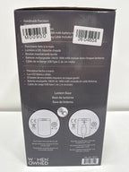 Evergreen LED Porcelain Lantern, Set of 2 Black