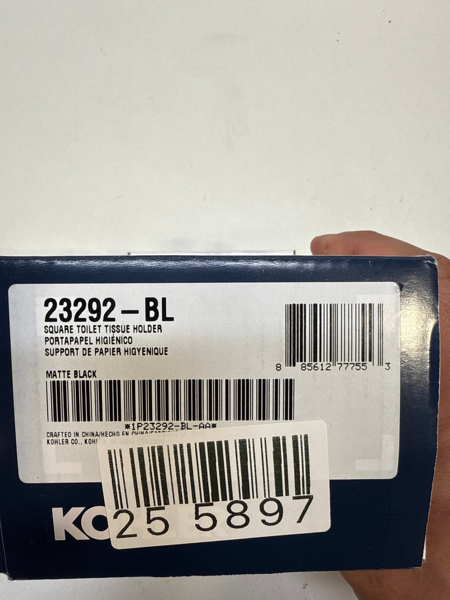 KOHLER K-23292 Square Toilet Paper Holder