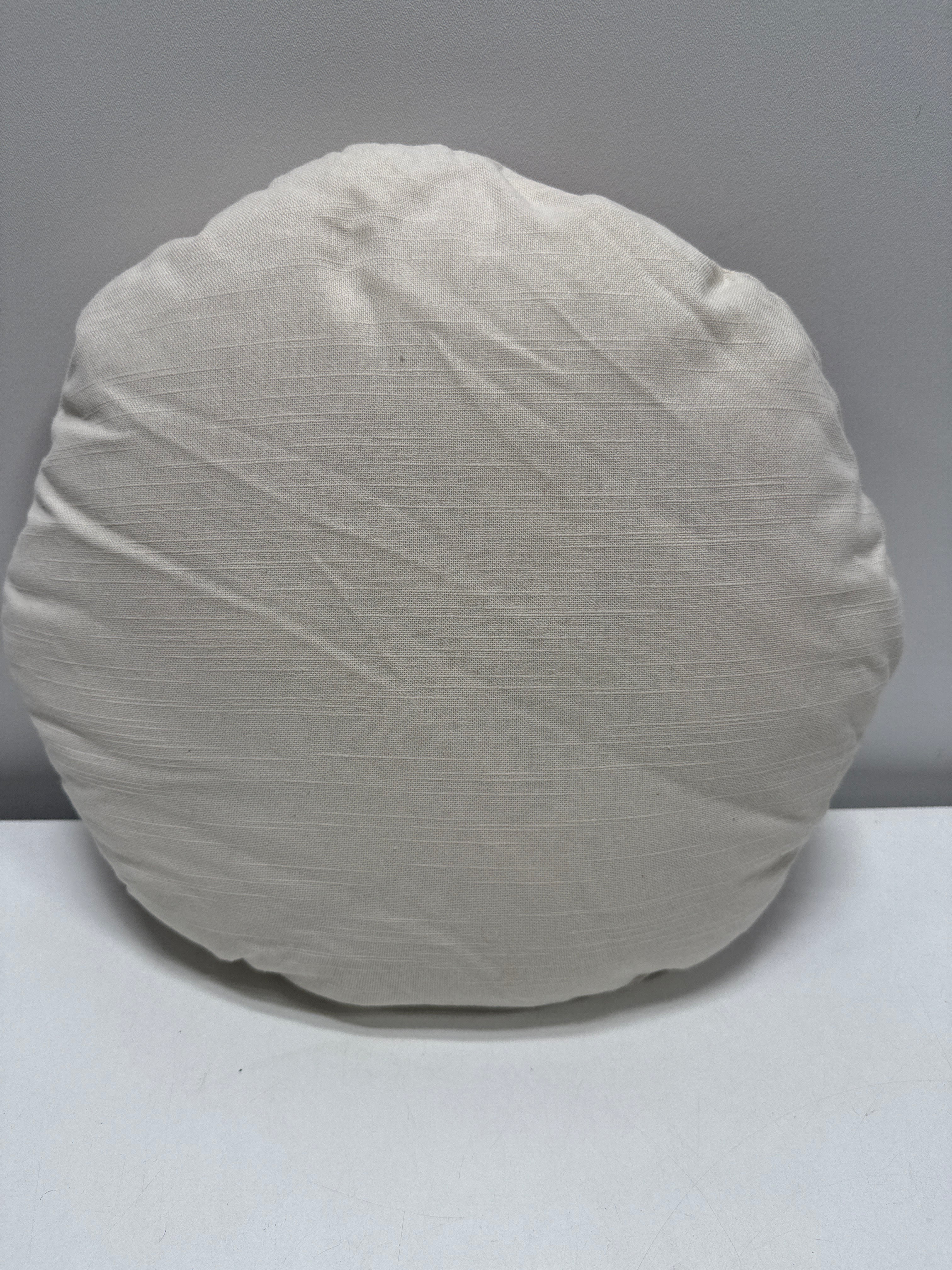 Cream and Burgundy Partridge Pillow - 16’’R X 2’’D - Threshold™ Designed with Studio McGee - *Home Decor & Curtains