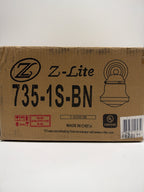 Z-Lite Vaughn 8 Inch Wall Sconce Vaughn - 735-1S-BN - Traditional