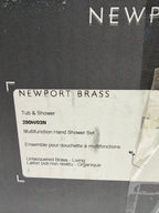 Newport Brass Multi-Function Wall Mount Hand Shower Package - Includes Hose and Wall Supply Model: 280H-03N