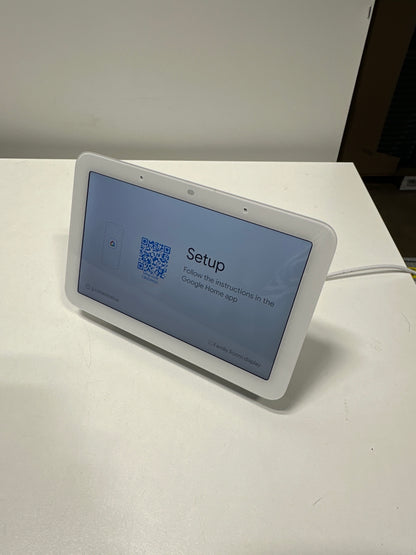 Used Google Nest Hub 7-inch Display 2nd Gen Ga01331-us - Chalk