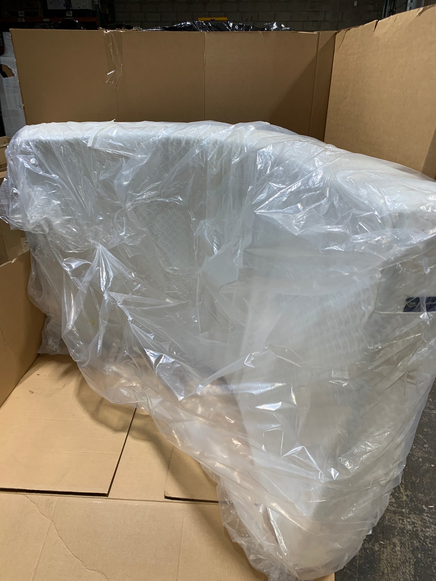 Serta - for Ewe 7" Medium Firm Memory Foam Mattress - Twin - White