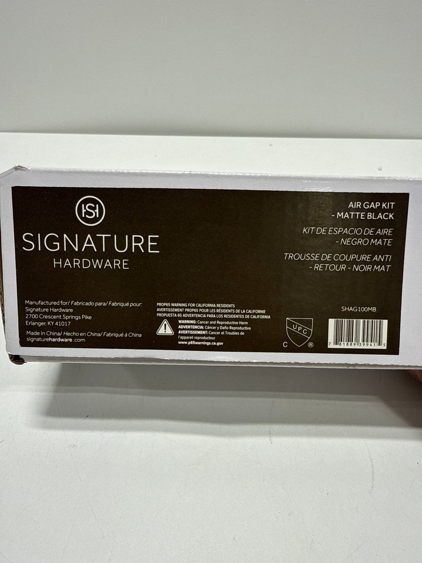 Signature Hardware 456768 Brass Air Gap Kit