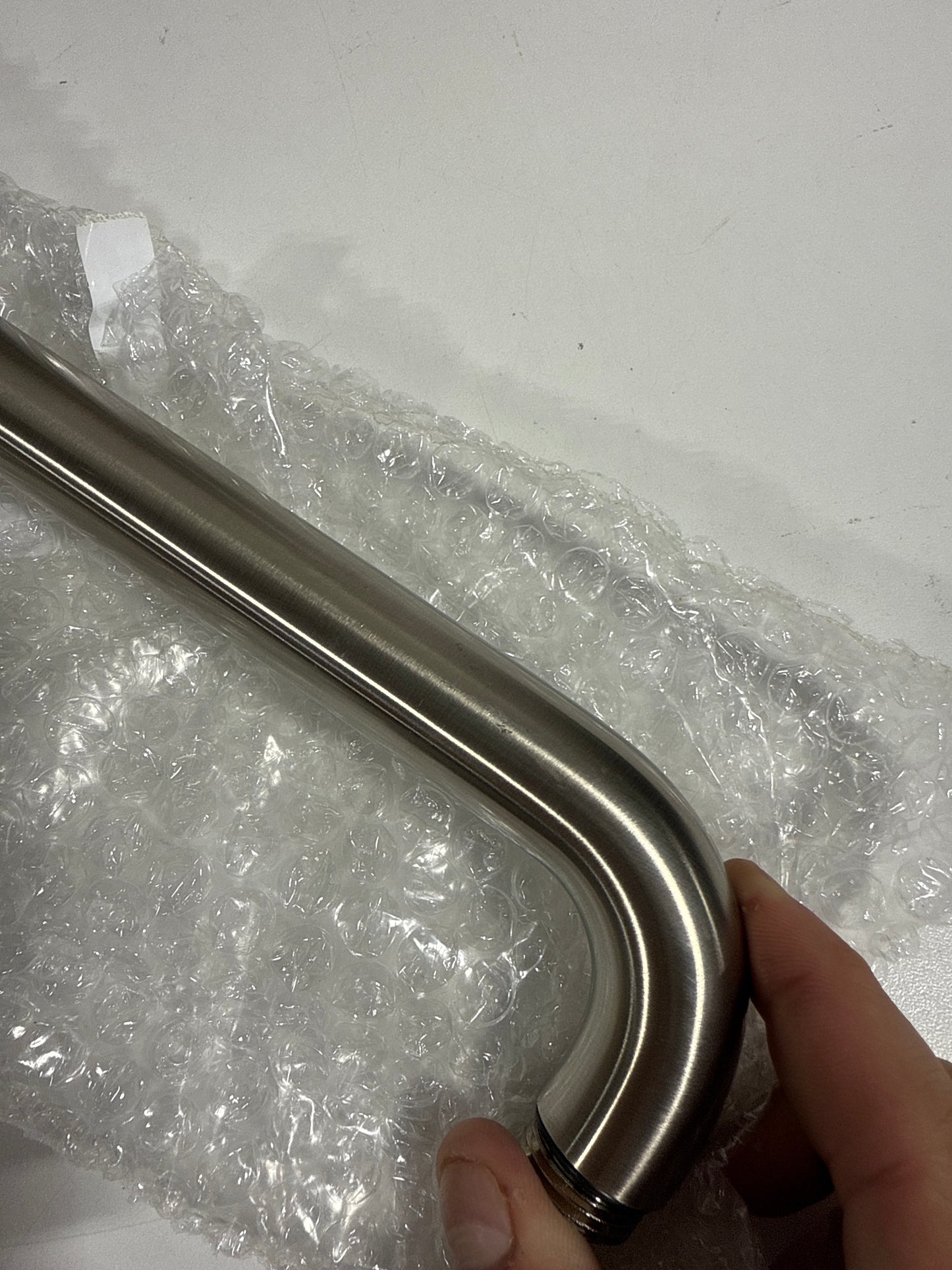 Dent hansgrohe Locarno 15-inch Transitional Showerarm in Brushed Nickel, for , 04833820