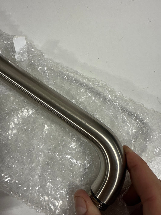 Dent hansgrohe Locarno 15-inch Transitional Showerarm in Brushed Nickel, for , 04833820