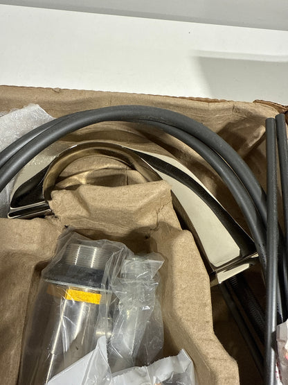 Less Handles - Delta 3551-MPU-DST Dryden 1.2 GPM Widespread Bathroom Faucet with Pop-up Drain Assembly Brilliance Polished Nickel