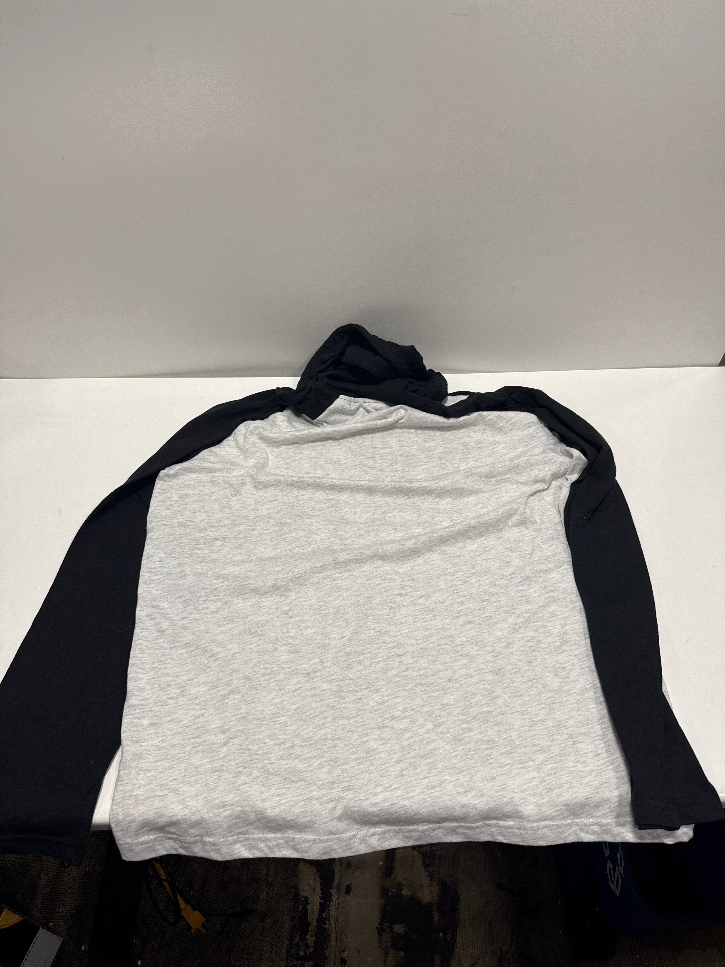 MLB San Francisco Giants Men's Ash Hooded Long Sleeve T-Shirt - L