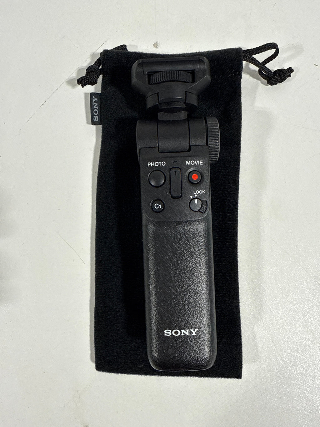 Sony - Wi-Fi Bluetooth Remote with Shooting Grip - Black - *Cameras Camcorders & Drones