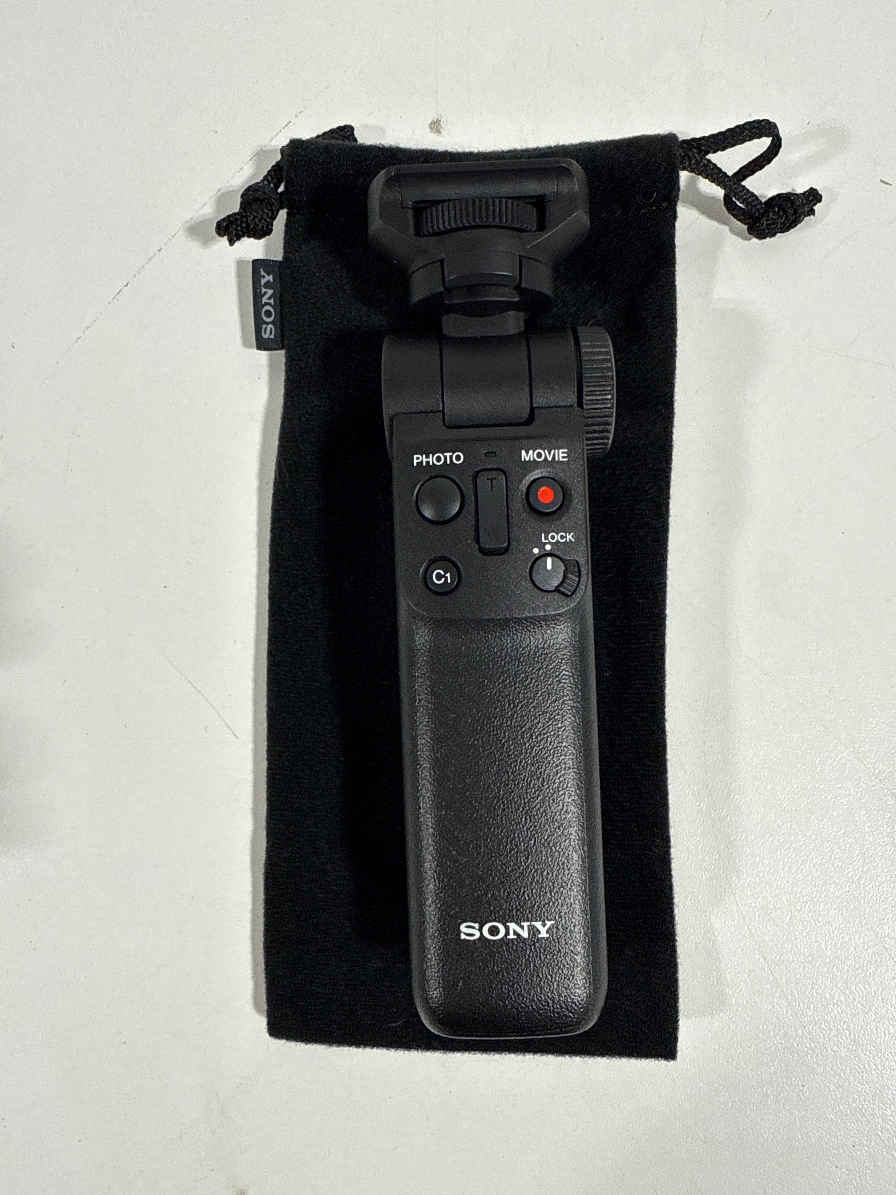 Sony - Wi-Fi Bluetooth Remote with Shooting Grip - Black - *Cameras Camcorders & Drones
